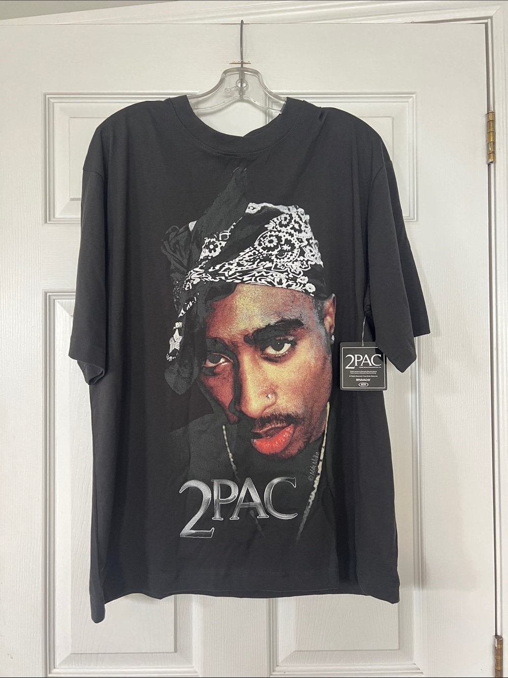 2PAC Graphic Short-Sleeve Tee in Black
